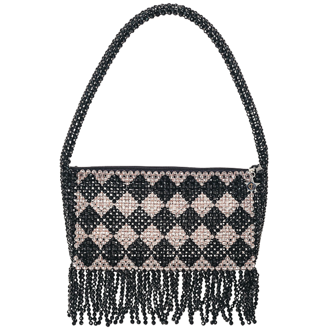 Harlequin Fringe Bag